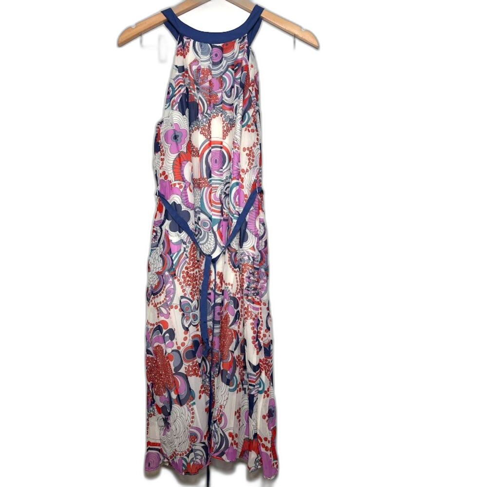 Liberty of London for Target Dress Trapeze Swing Paisley Colorful Size Medium